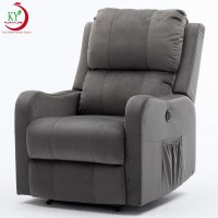 JKY Furniture Living Room Leisure Relaxing Power Electric Recliner Sofa Chair With USB Charger