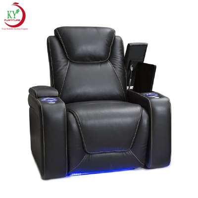 JKY Furniture Morden Adjustable Living Room Cinema Home TheaterSeating Power Electric With Usb Recliner Chair