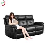 JKY Furniture  Living Room Leather Adjustable Cinema Electric Love Seats Recliner Chair