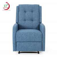 JKY Furniture Living Room Luxury One Seater Seat Leisure Relaxing Cinema Theater Seating Manual Mechanism Recliner Sofa Chair