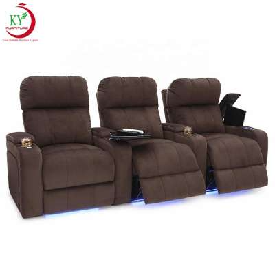 JKY Furniture Morden Adjustable Living Room Cinema Home Theater Power Electric With Usb Recliner Chair