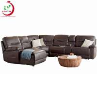 JKY Furniture Adjustable Sectional Sofa Living Room Recliner Sofa