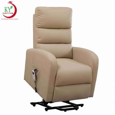 JKY Furniture Synthetic Leather Reclining Power Lift Chair Electric Lift Theater Cinema Power Recliner Chair Sofa