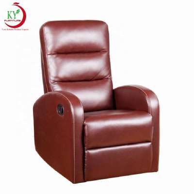 JKY Furniture Custom Home Theatre Seating Seats Leather Theater Cinema Headrest Manual Power Electric Recliner Chair Sofa