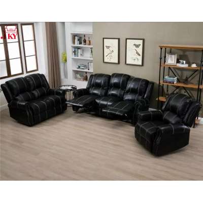 JKY Furniture Modern 3 Piece Seater Sectional Motion Recliner Sofa Set For Living Room